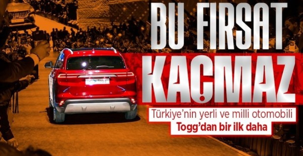 TOGG'dan duyulmamış bir ilk! Vatandaşlara canlı görme fırsatı