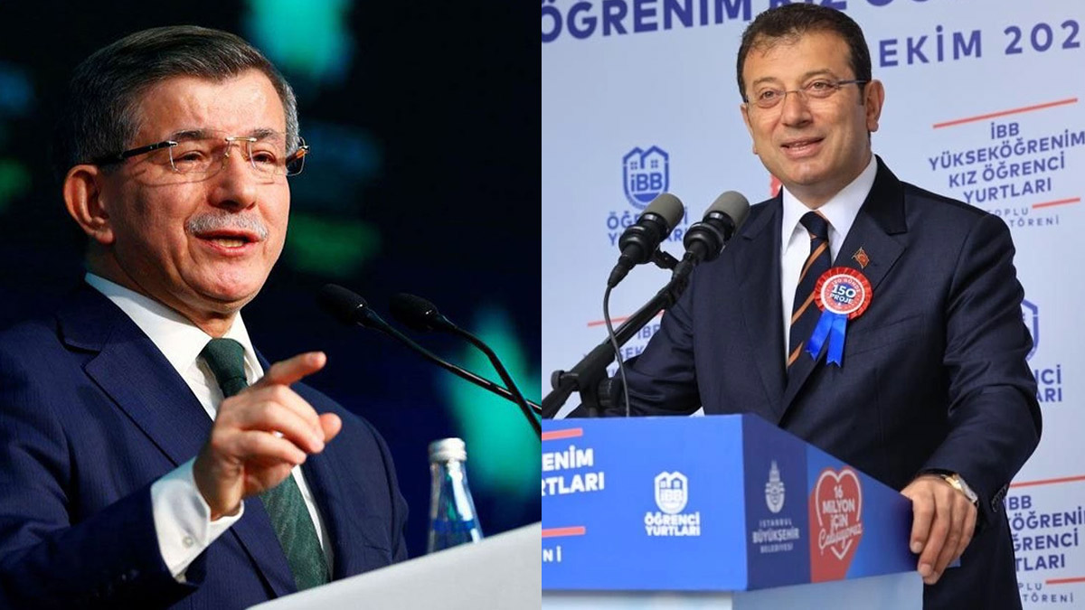 Davutoğlu'ndan İmamoğlu'na ziyaret: Gelecek Partisi'nden duruşma günü destek