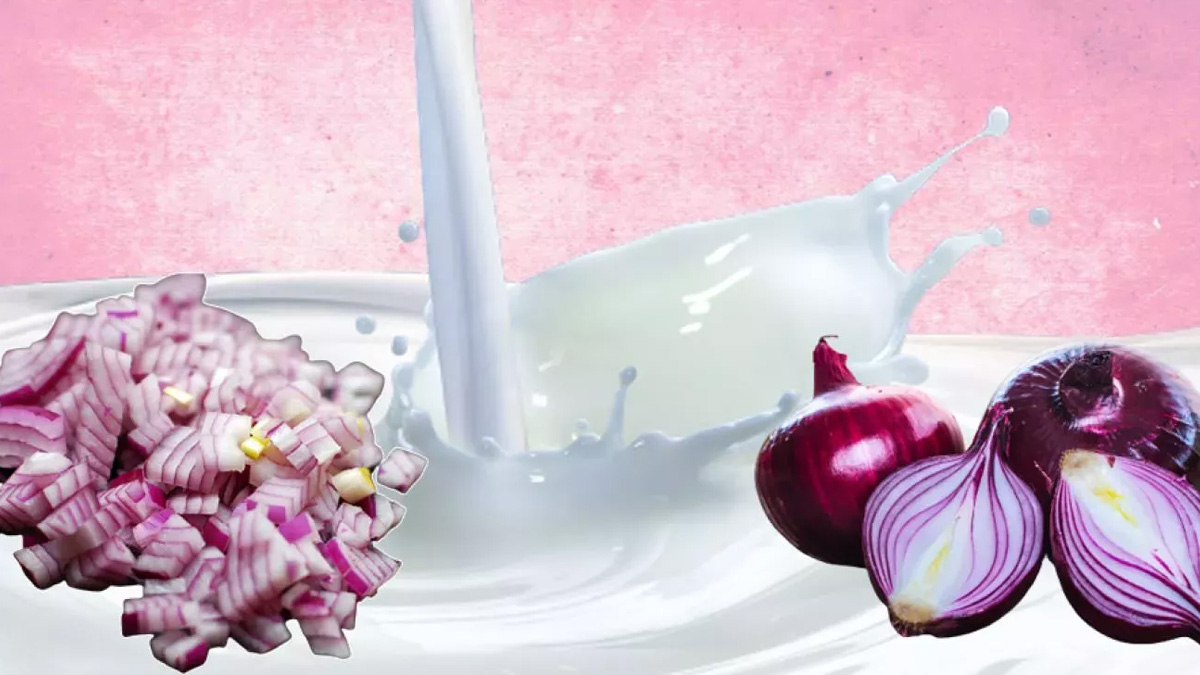 Mor soğanı sütle karıştırın etkisini anında görün! Bu mucizevi karışımı elinizden düşürmeyeceksiniz