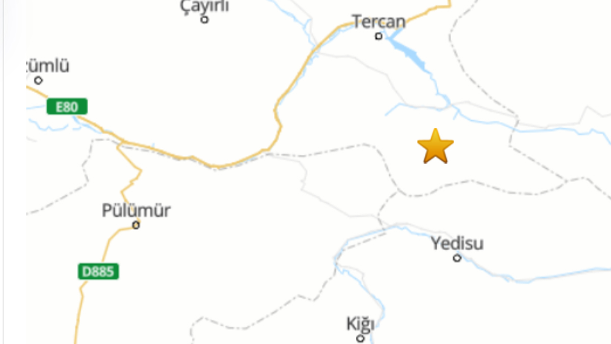 Erzincan'da korkutan deprem