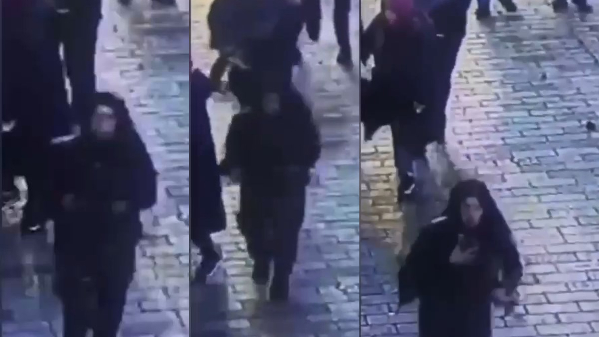 İstiklal Caddesi'ndeki saldırıdan yeni görüntüler: İşte bombayı bırakan kadının kaçış anı