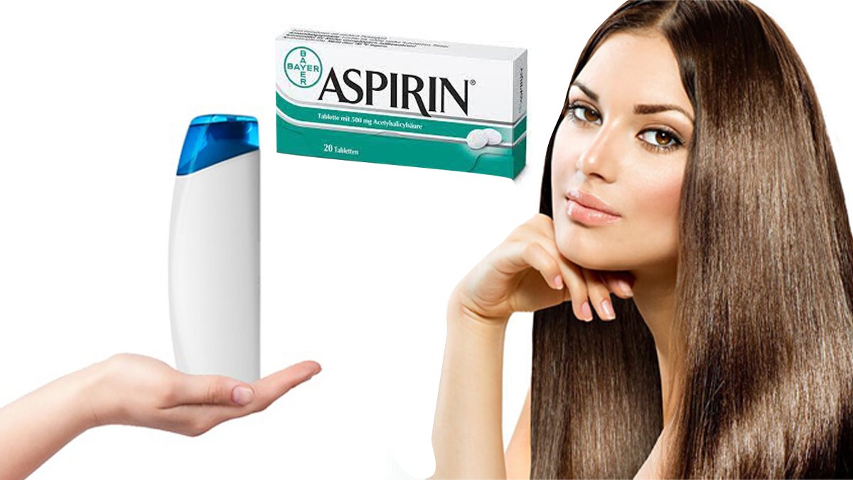 Аспирин для волос в шампунь
