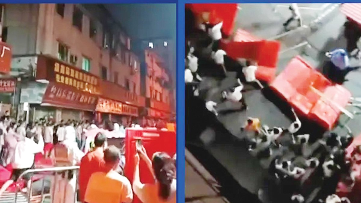 Karantina önlemlerine protesto: Çin’de ‘sıfır Kovid’ kaosu