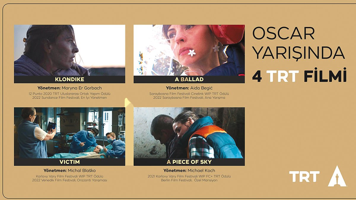 TRT’nin  dokunduğu 4 film Oscar yolunda