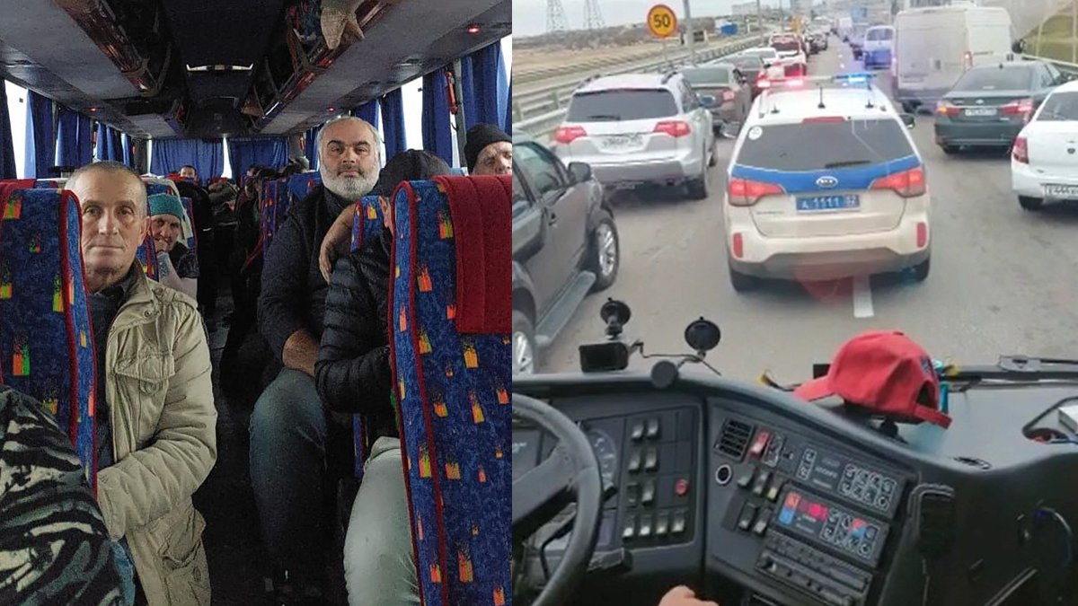 Savaş bölgesindeki 84 Ahıska Türkü Rusya ve Gürcistan üzerinden Türkiye'ye gelecek