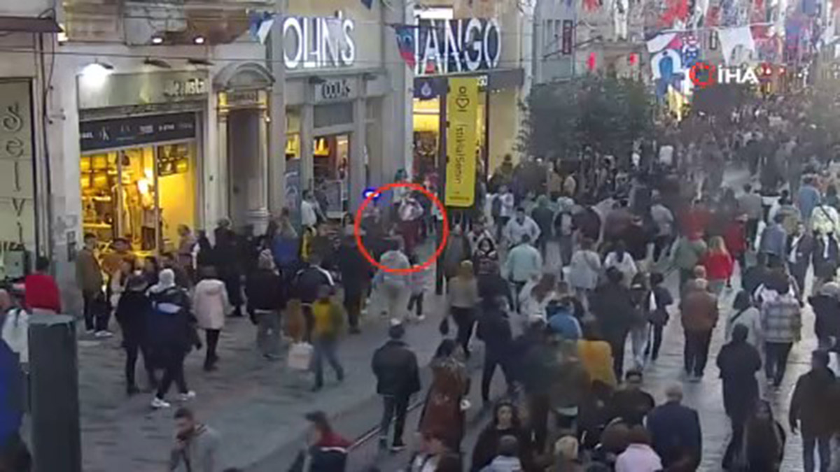 Taksim'de teröristin en net keşif görüntüleri: Özçekim yaparak kaydetti