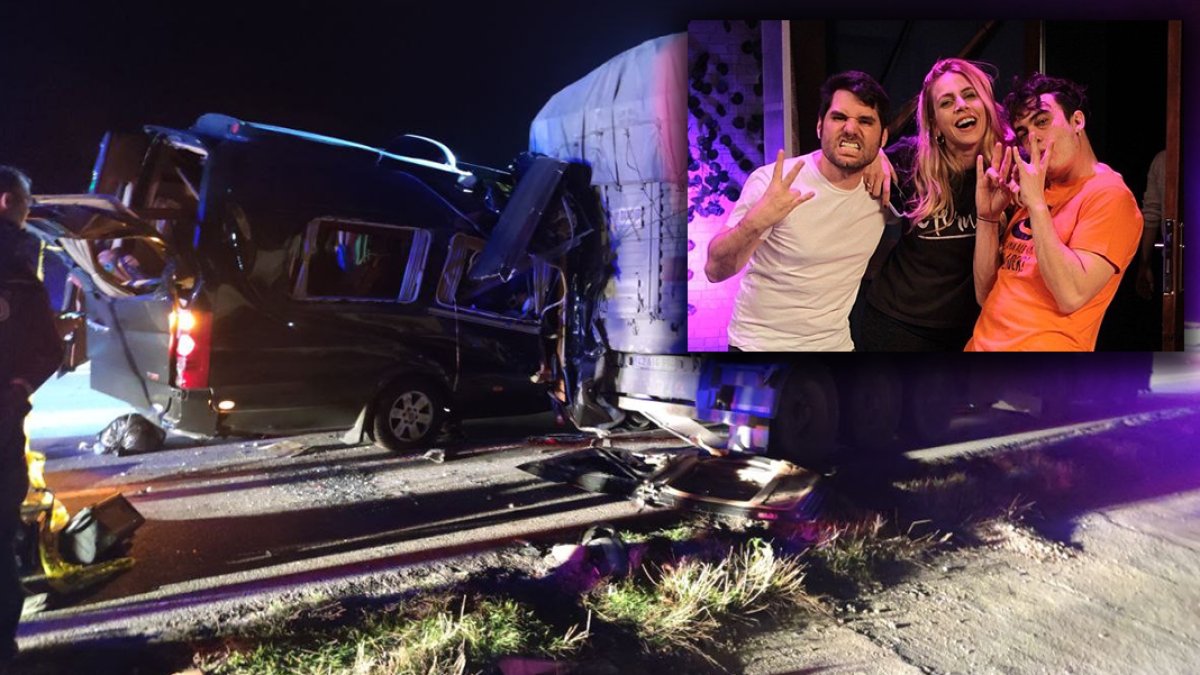 Tiyatro ekibini taşıyan minibüsün şoförü tutuklandı