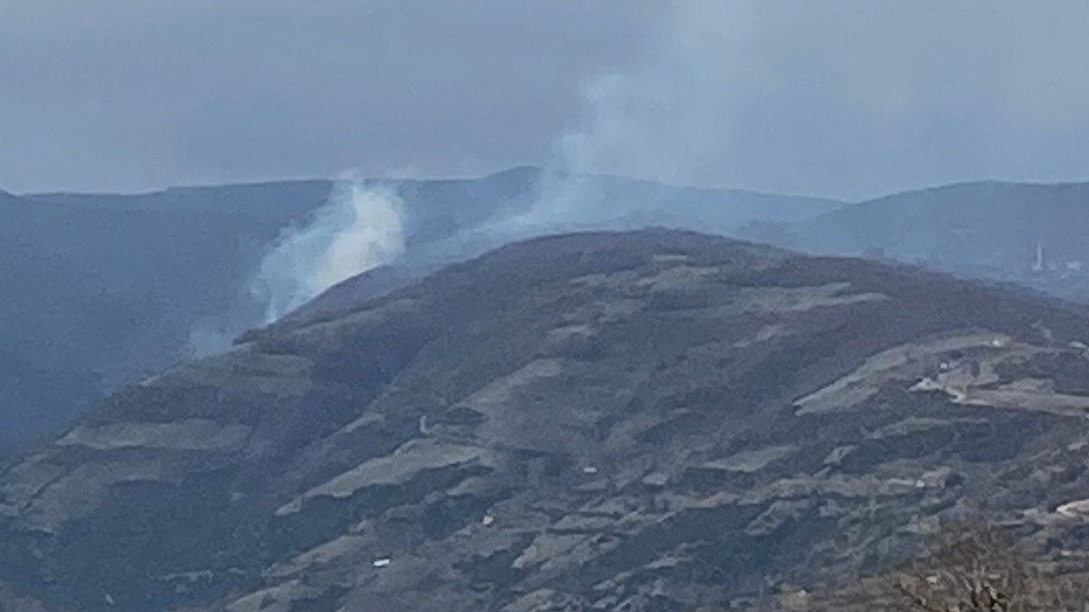 Tokat'ta korkutan orman yangını