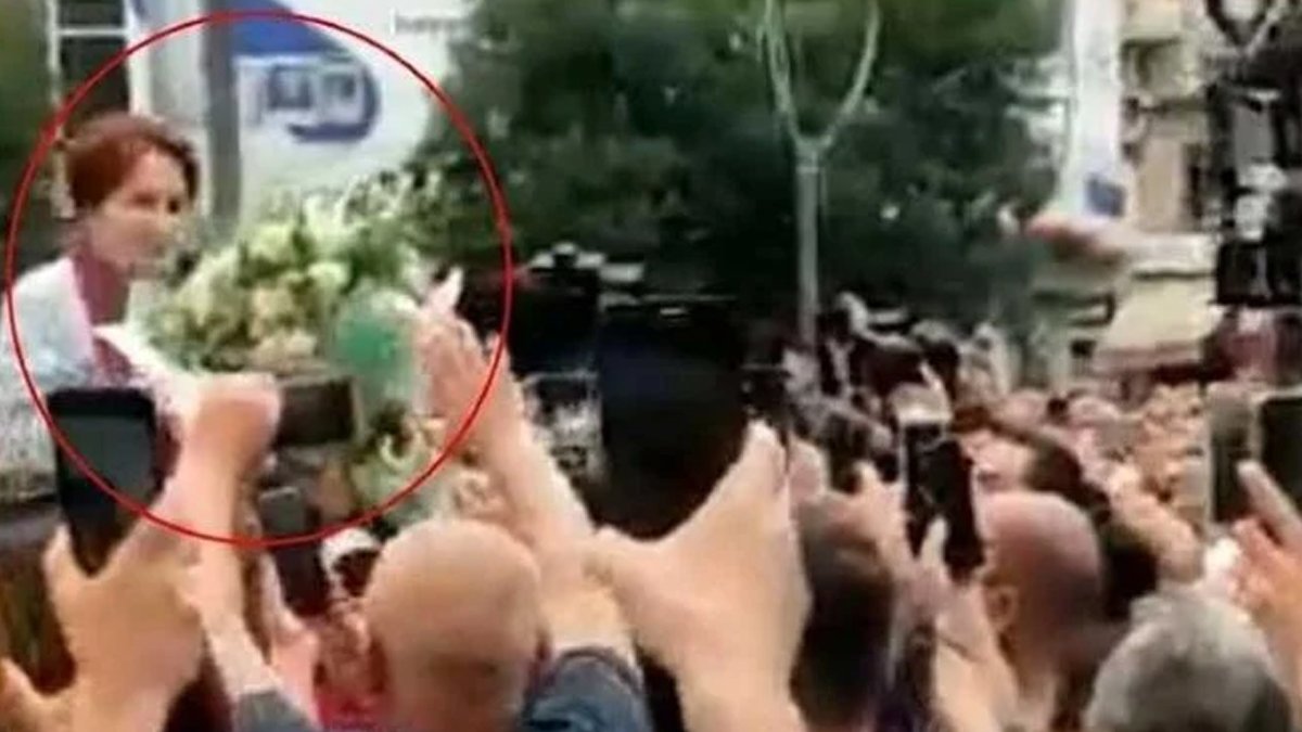 Akşener'e çiçek veren öğretmene sürgün