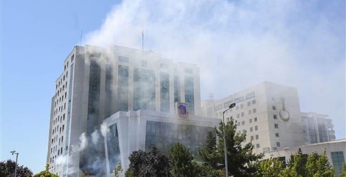 Jandarma Genel Komutanlığı'nda yangın - Son dakika haberleri