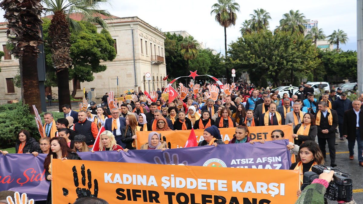 Kadına şiddetle mücadelede tek yürek oldular!