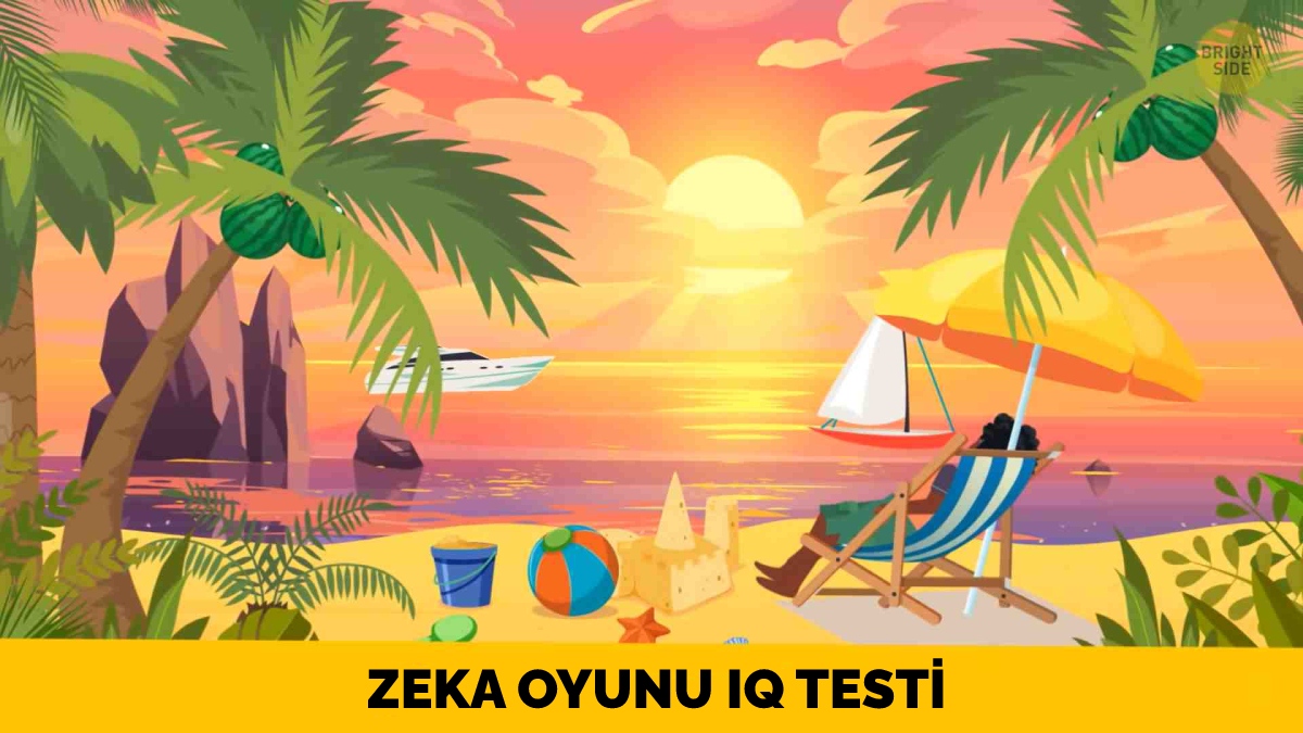 Zeka oyunu IQ testi! Bu tatil resmindeki hatayı 8 saniyede bulanların zekası zehir gibi çalışıyor!