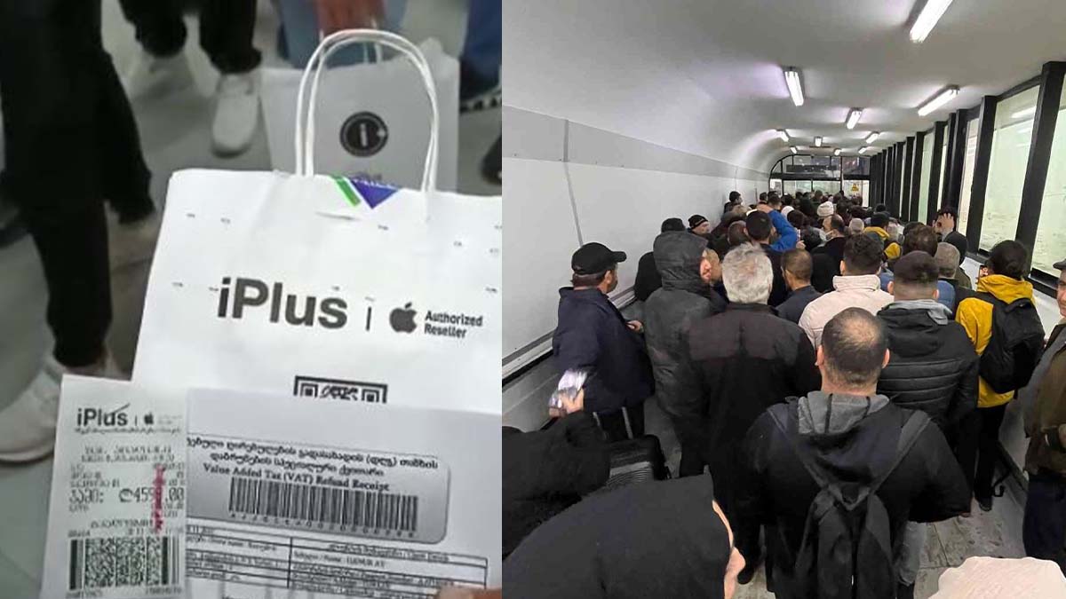 Sınır kapısında şoke eden yoğunluk: Ucuz iPhone'a akın ettiler