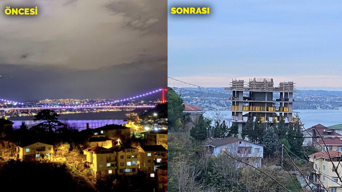 Park alanı imara açıldı olanlar oldu! Boğaz siluetine bir hançer daha