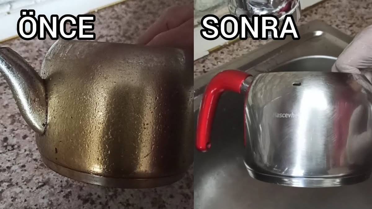 Kullanılmış poşeti sakın çöpe atmayın! Poşeti çaydanlığınıza sürün mucizeye tanık olun