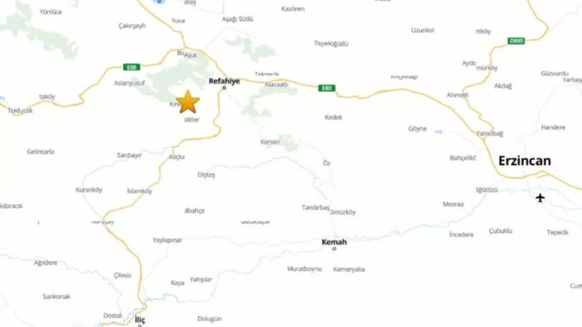 Erzincan'da korkutan deprem | Son depremler