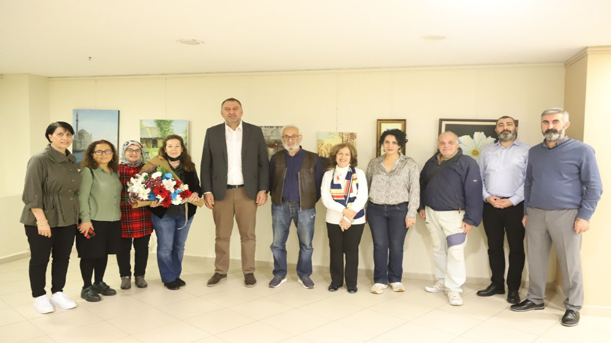 Kartal’da ‘Yeni Yıla Merhaba’ Sergisi Açıldı