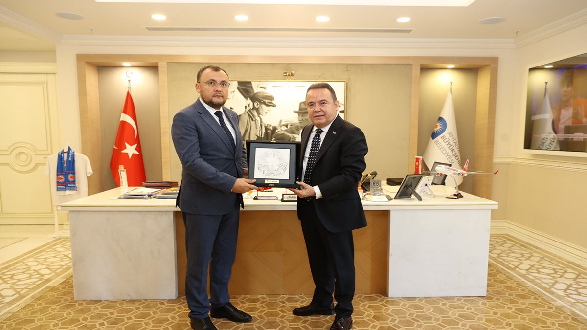 Ukrayna Büyükelçisi’nden Başkan Böcek’e ziyaret