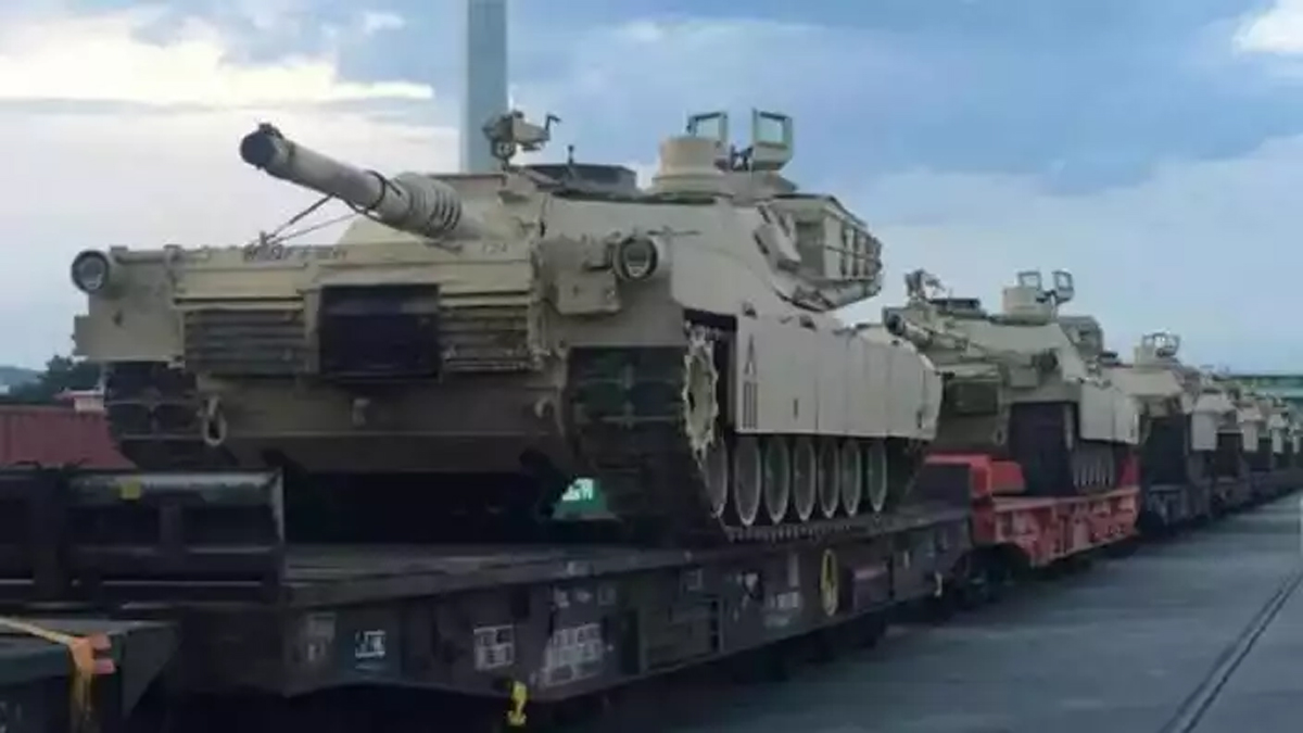 NATO tankları Dedeağaç'ta raydan çıktı