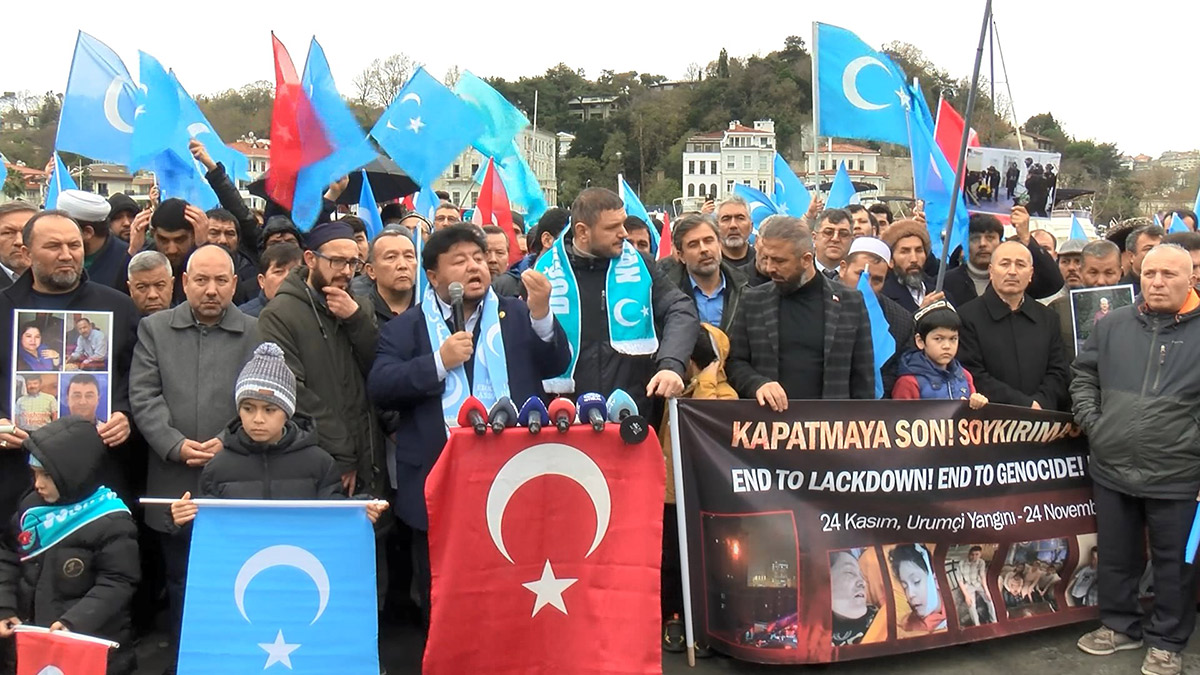 Soylu özür dilemişti: Çin Konsolosluğu önünde ikinci eylem