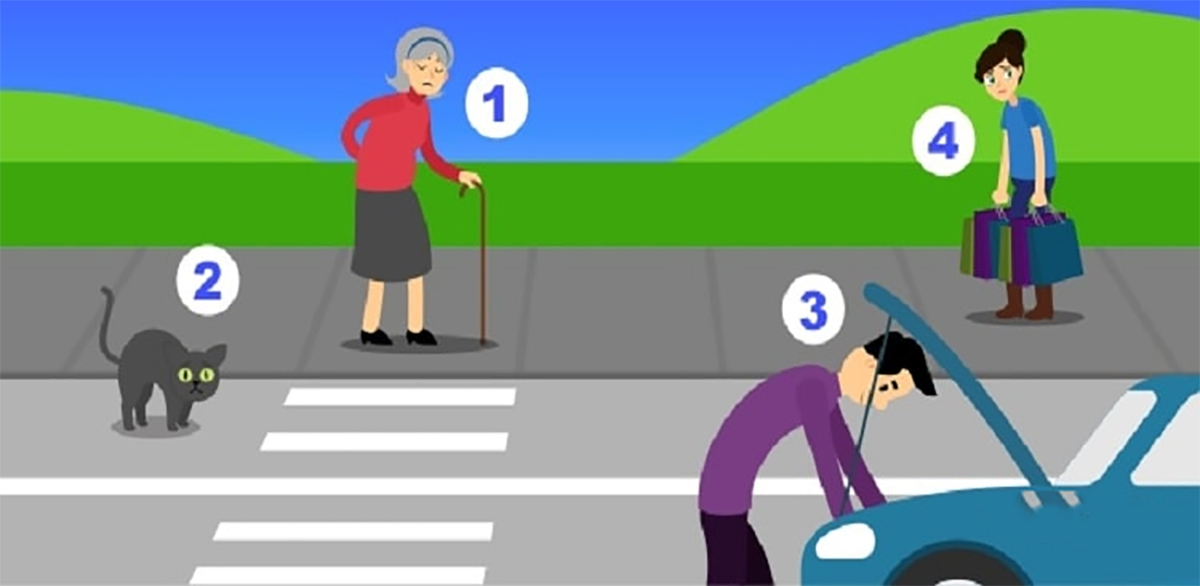 Bu durumda kime yardım edersin?