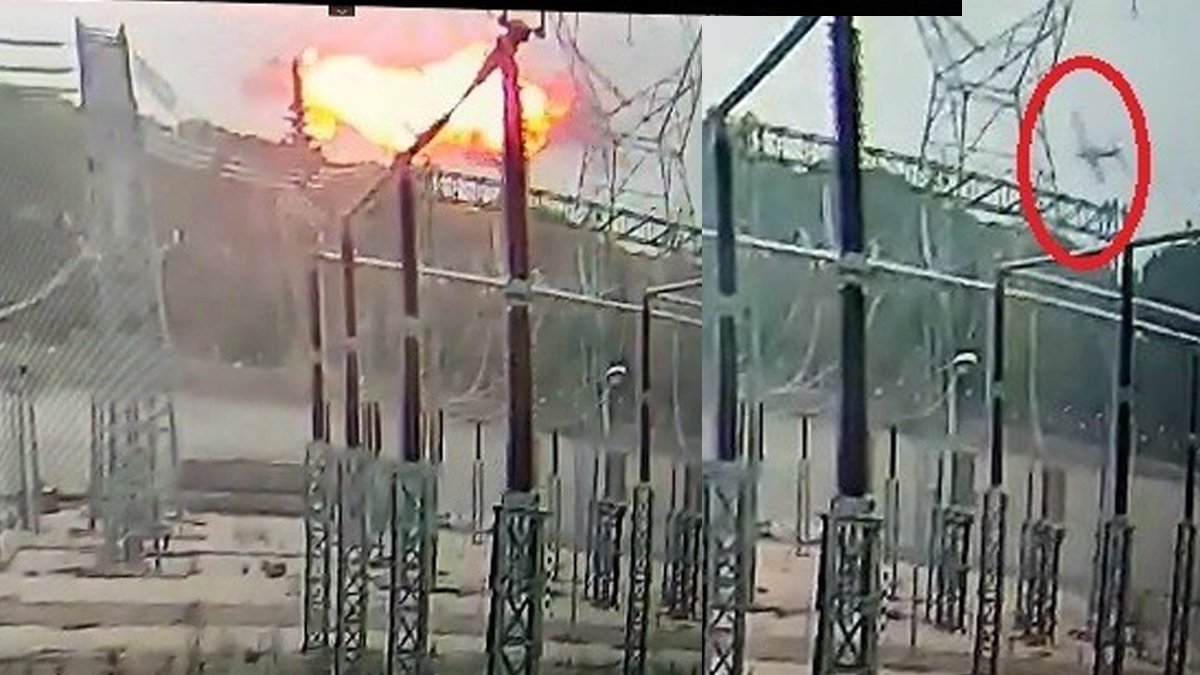 Bursa'daki korkunç uçak kazası kamerada: 380 bin voltluk ölüm