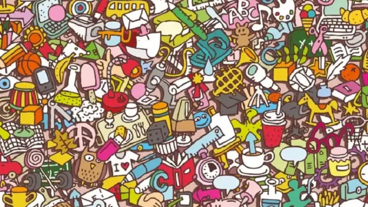 Akıllı insanları bile çıldırtan optik yanılsama: 10 saniye de patates  kızartmasını bulan çıkmadı