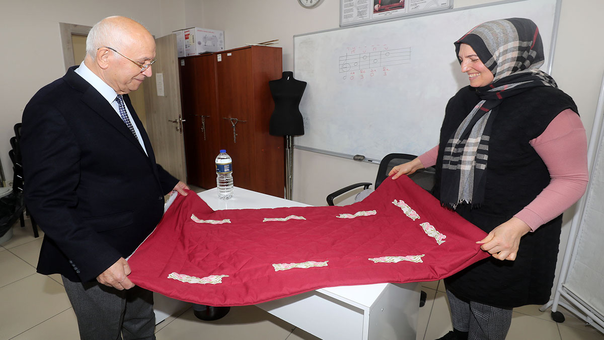 Başkan Yaşar, YENİMEK kursiyerleri ile buluştu