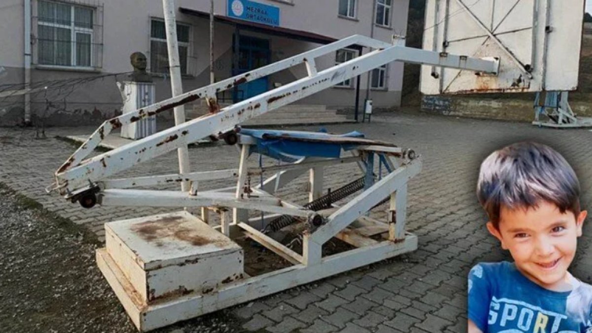 Okul bahçesinde feci ölüm: 5 yaşındaki çocuk basketbol potalarına sıkıştı