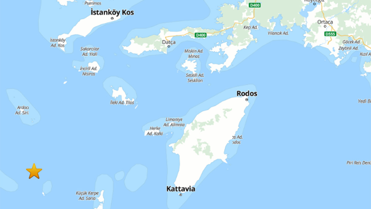 Muğla'da korkutan deprem | Son depremler