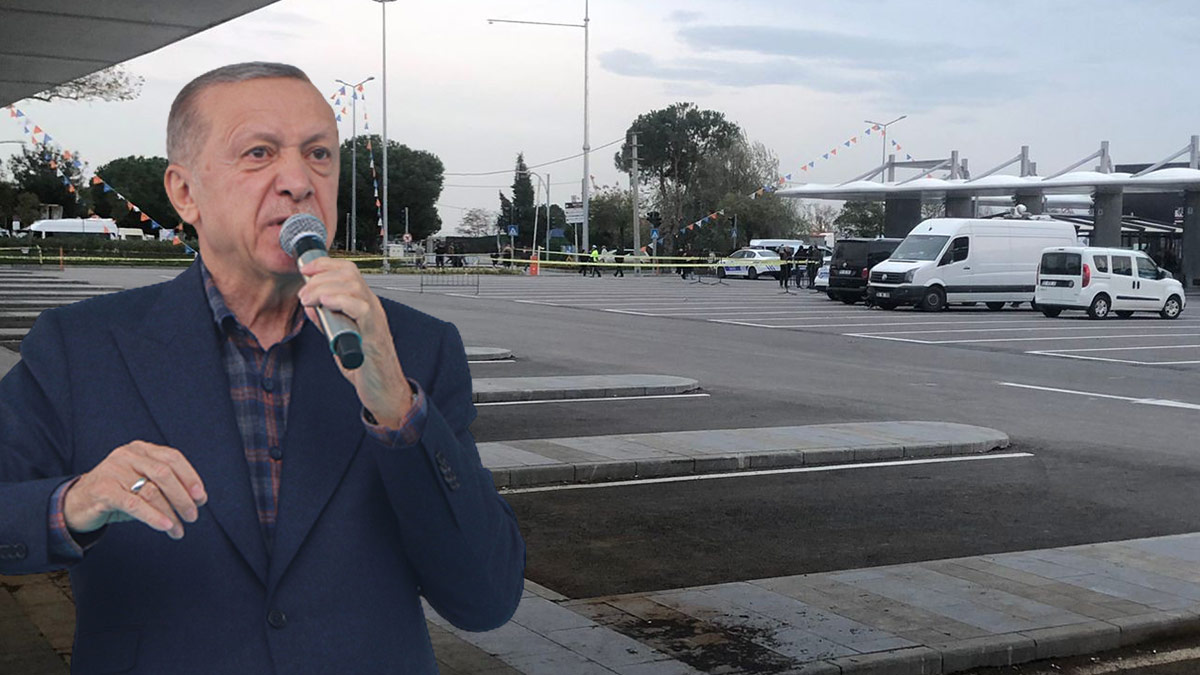 Cumhurbaşkanı Erdoğan'ın konuşma yaptığı yerde bulunan şüpheli valizden çıkanlar şaşırttı