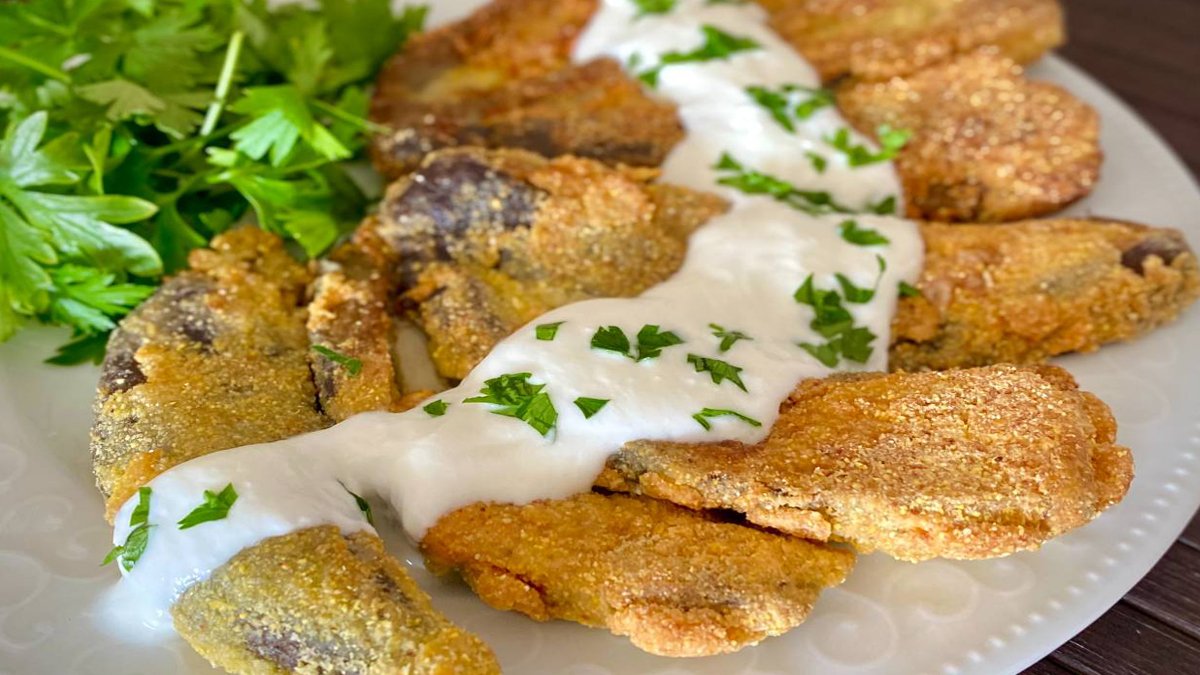 Bildiğiniz patlıcan kızartmalarını unutun... Bu tarifle 5 dakikada misafirlerinize görsel şölen yapacaksınız