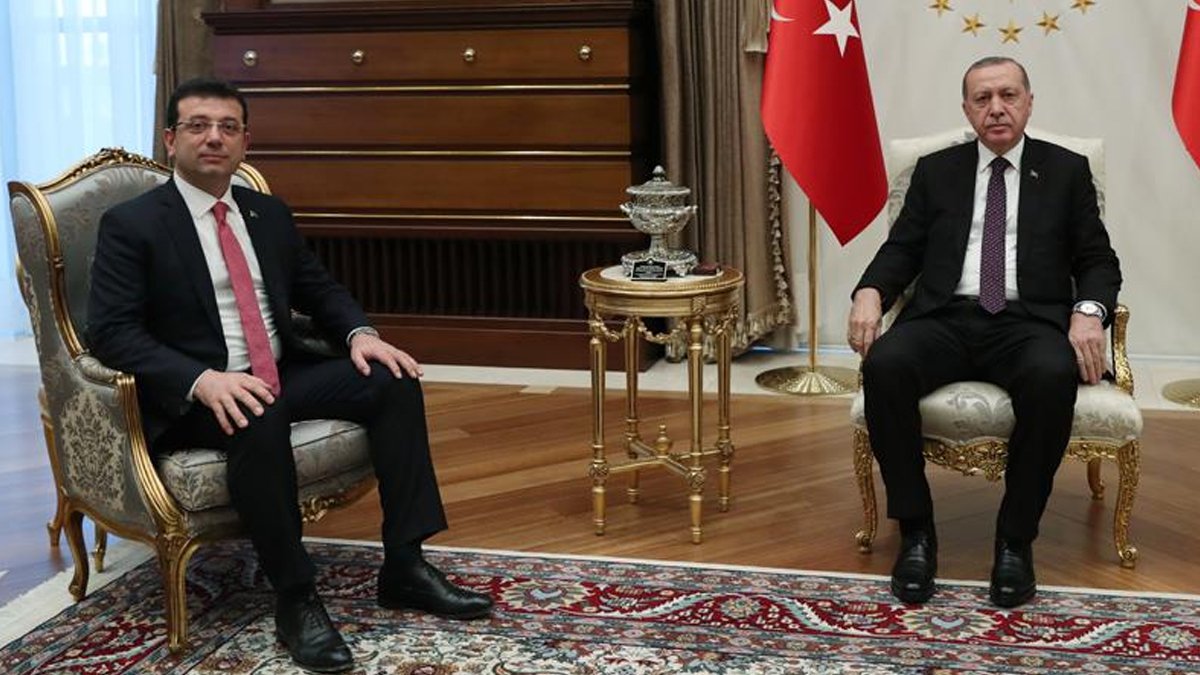 Erdoğan'a ne İmamoğlu soruldu ne de o bahsetti