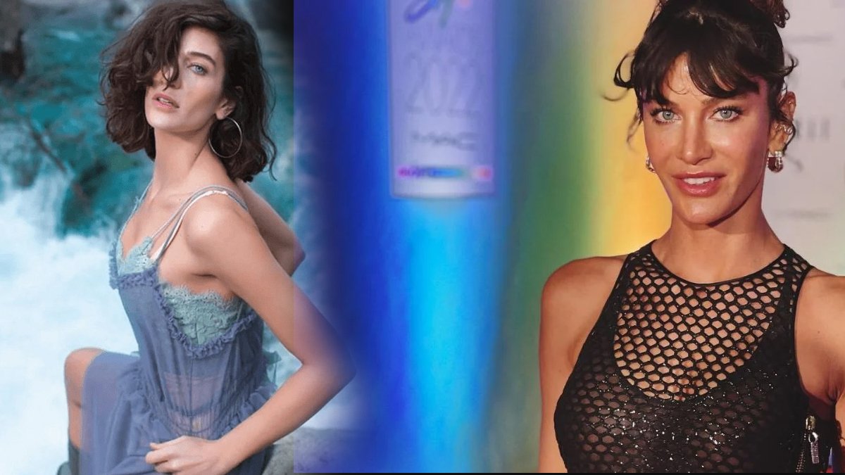 Berrak Tüzünataç'ın elbisesi "Giymeseydin" dedirtti! Duvara karşı bakın ne yaptı? "Duvar ağladı"