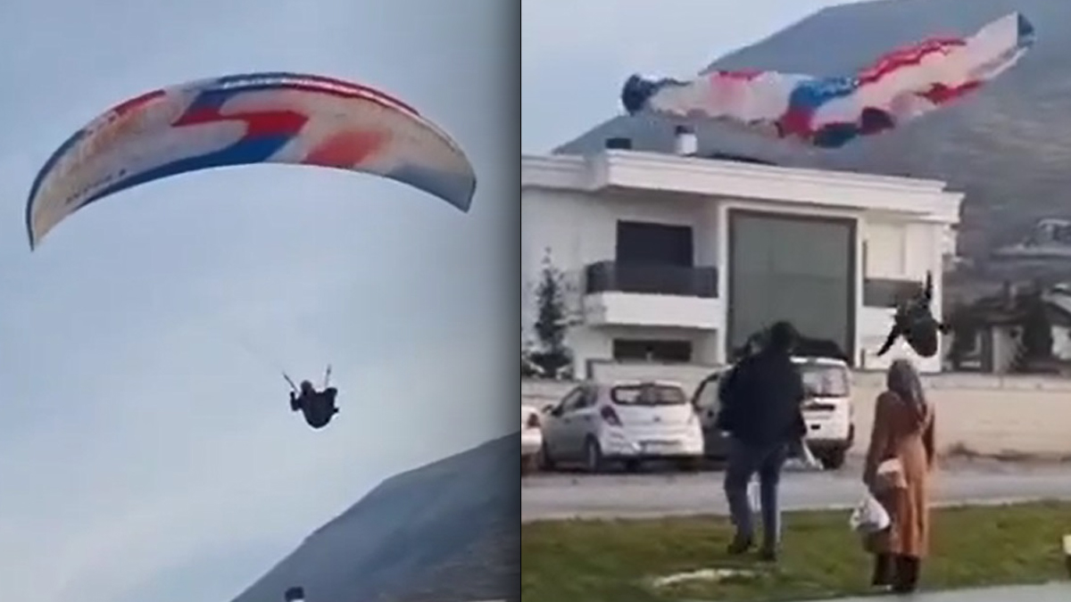 Korku dolu anlar saniye saniye kamerada! 15 metre yükseklikten yere çakıldı