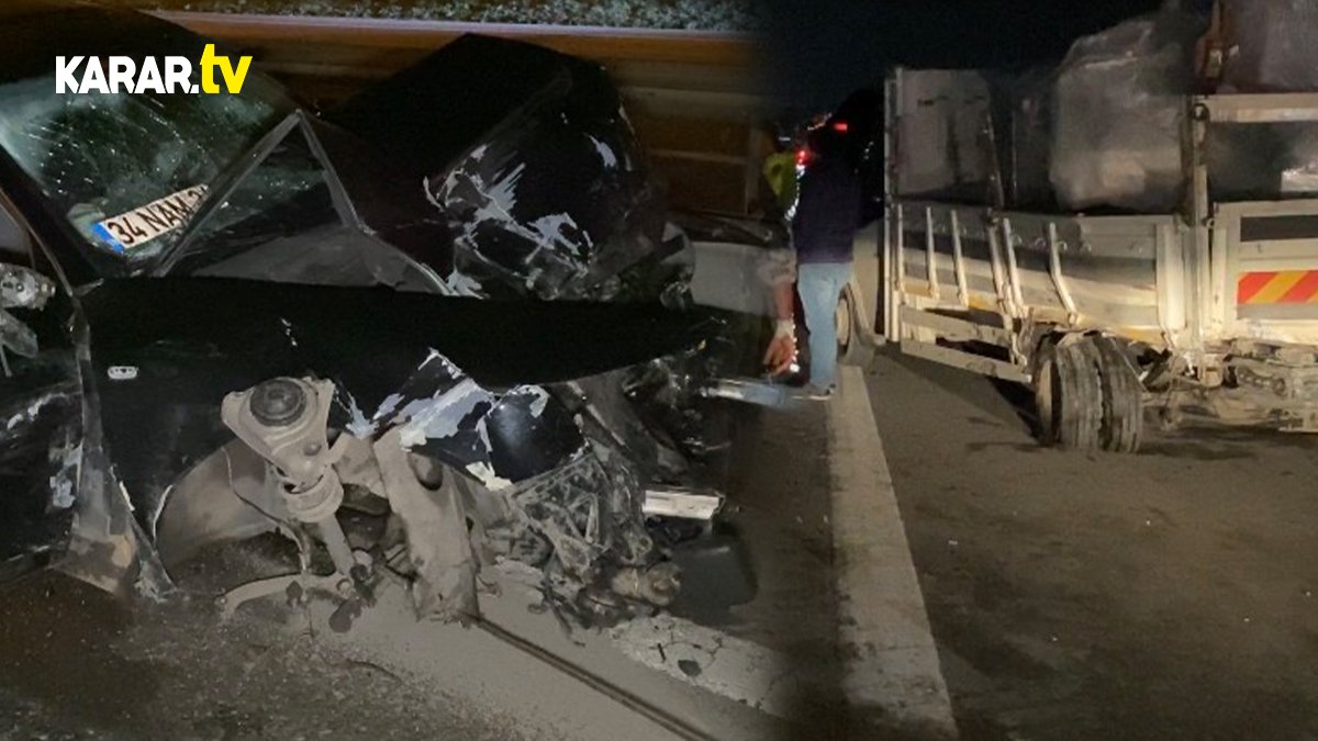 Tuzla'da alkollü ve ehliyetsiz olan sürücü zincirleme kazaya sebep oldu: 2 araç hurdaya döndü