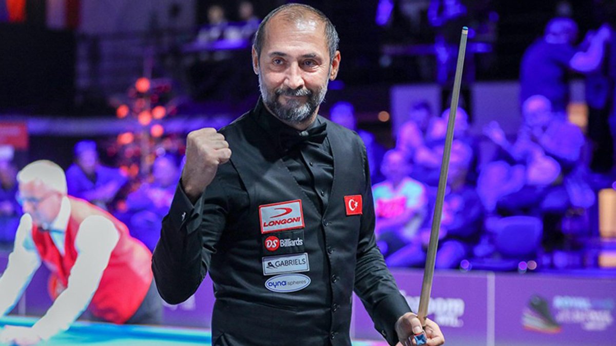 3 Bant Dünya Kupası’nın sahibi olmuştu: En yaşlı bilardocu Türkiye şampiyonluğunu da kimseye kaptırmadı