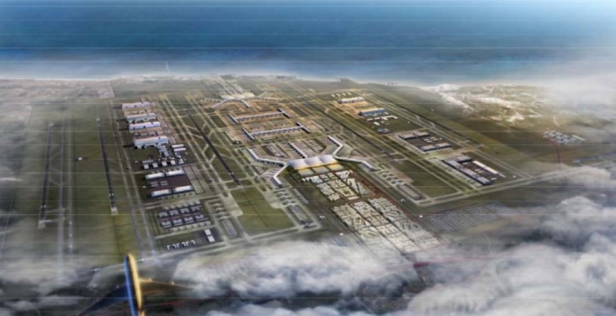 İstanbul yeni havalimanı 
inşaatı hızla devam ediyor