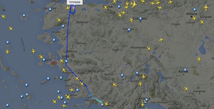 Erdoğan’ın uçağı 15 Temmuz gecesi Atatürk Havalimanına böyle indi