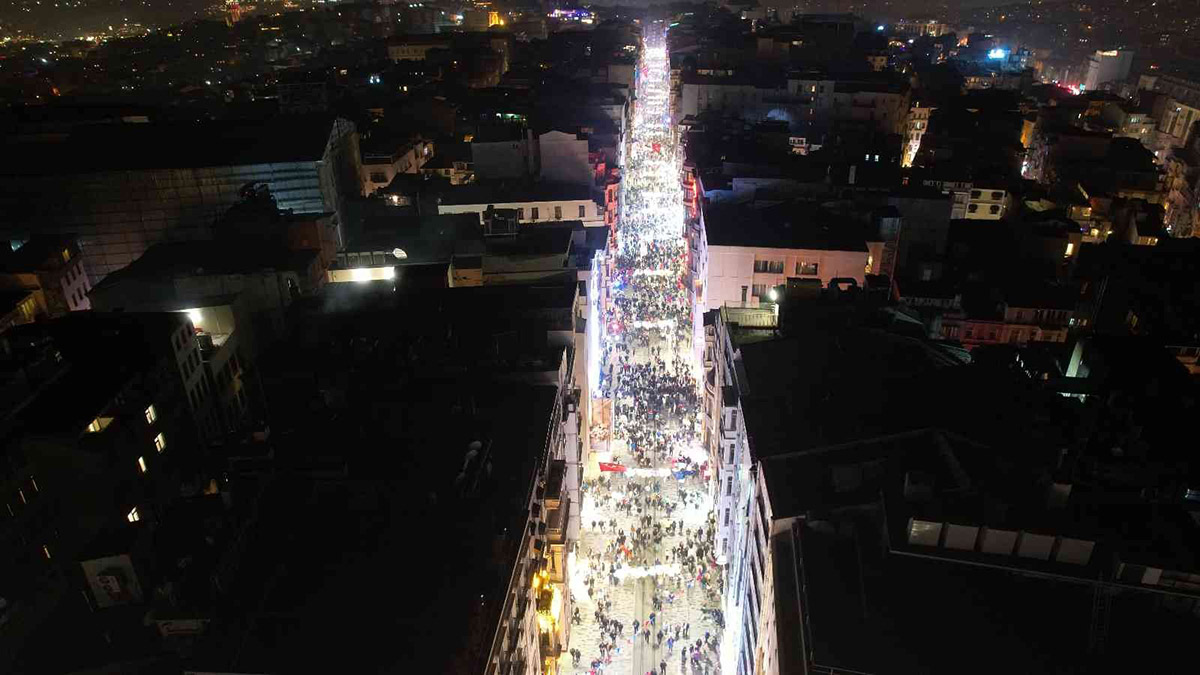 İstanbul 2023'e 'merhaba' dedi