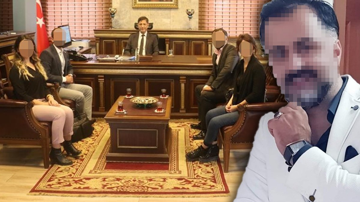 'Sahte psikolog' kaymakamlık ziyaretinde!