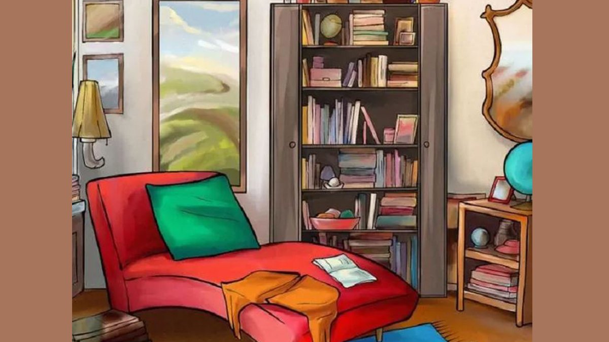 Sadece en zekiler resimdeki gizli mor topu bulabiliyor! 4 saniyede gizli topu bulanların IQ'su 120 çıkıyor