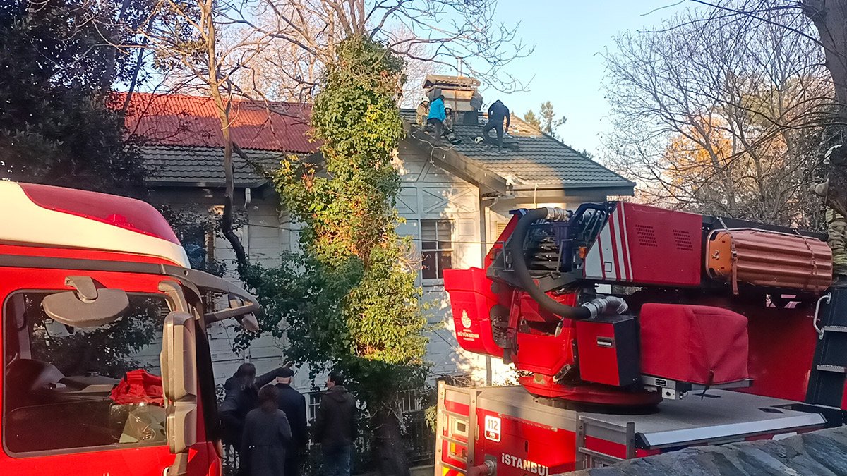 Boğaziçi Üniversitesi'nde yangın