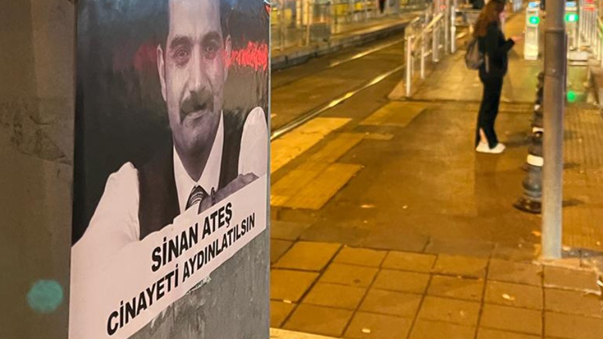 Sokaklarda Sinan Ateş afişleri: Cinayet aydınlatılsın