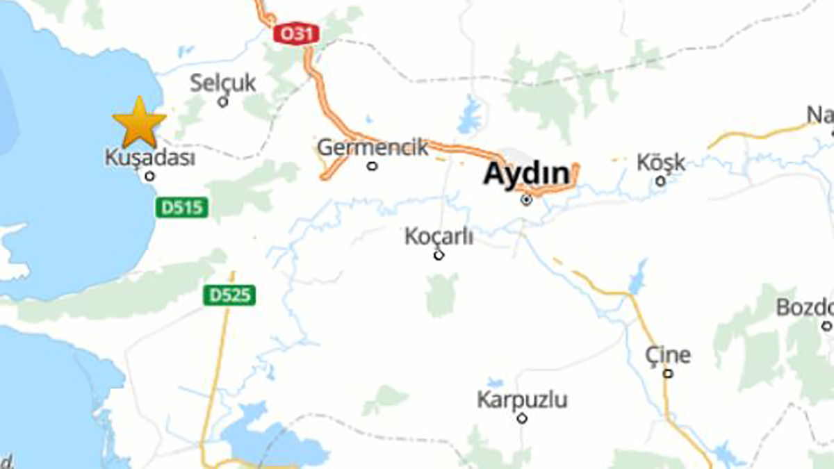 Kuşadası'nda korkutan deprem | Son depremler