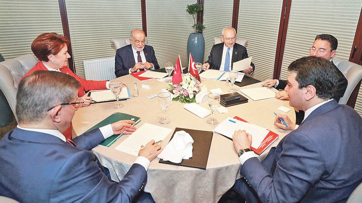 Altılı masada milletvekilliği liste hazırlığı