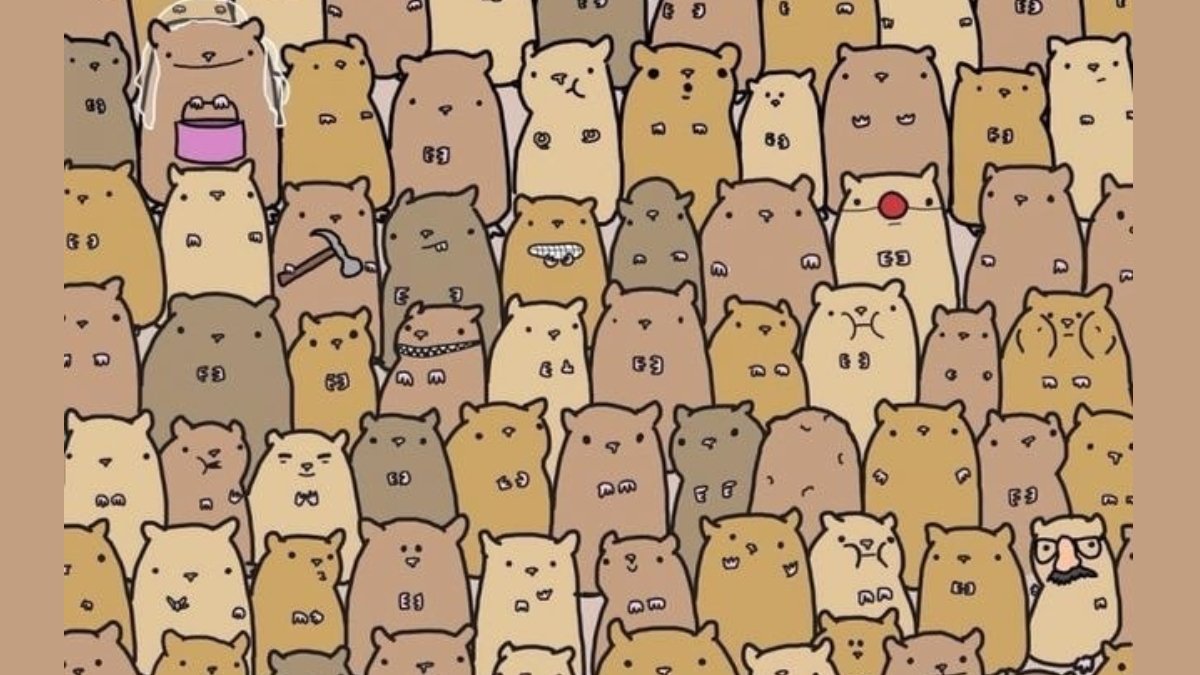 Farelerin arasında gizli bir patates var! Sadece IQ'su 140'ın üstünde olanlar 7 saniyede bulabilir!