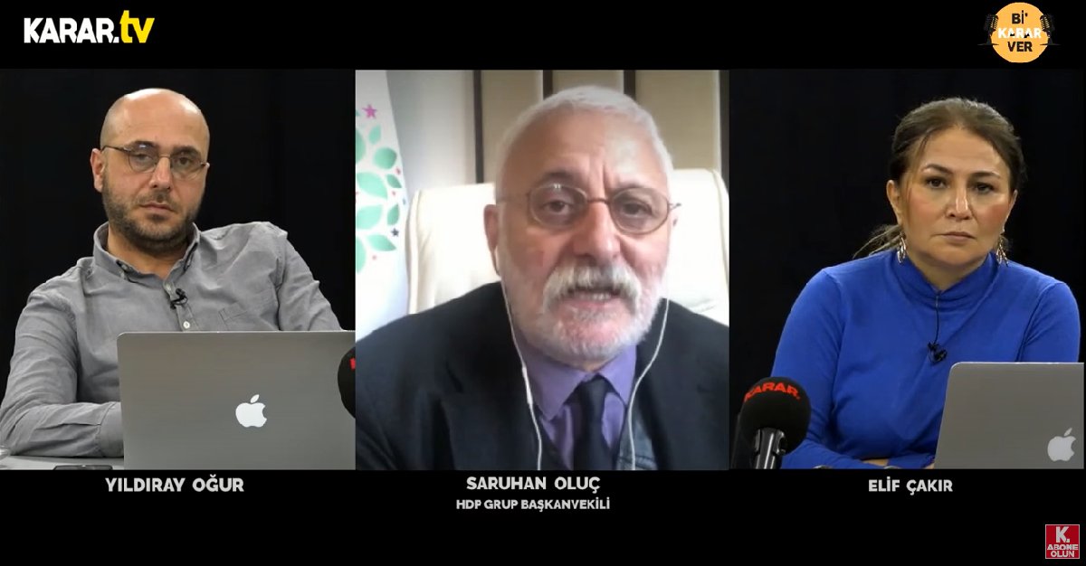 HDP Grup Başkanvekili Saruhan Oluç: Kimsenin Türk bayrağı ile sorunu yok, HDP'nin de yoktur