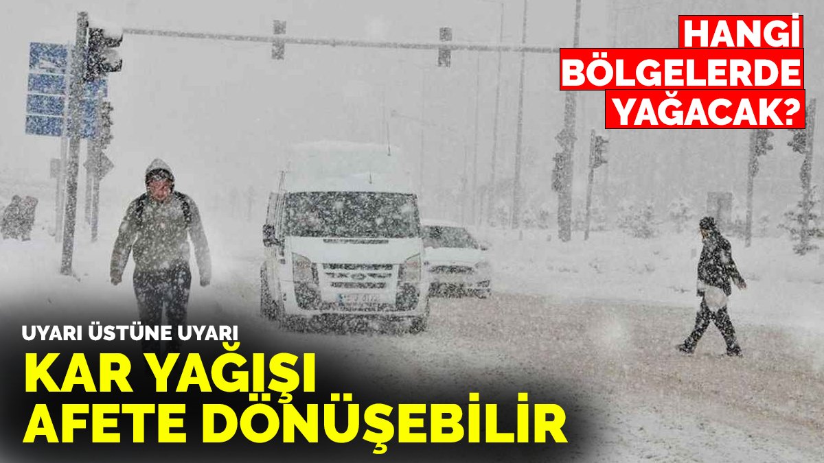 O bölgelere metrelerce kar yağacak! Meteorologlar uyardı: Kar bereketi afete dönmesin