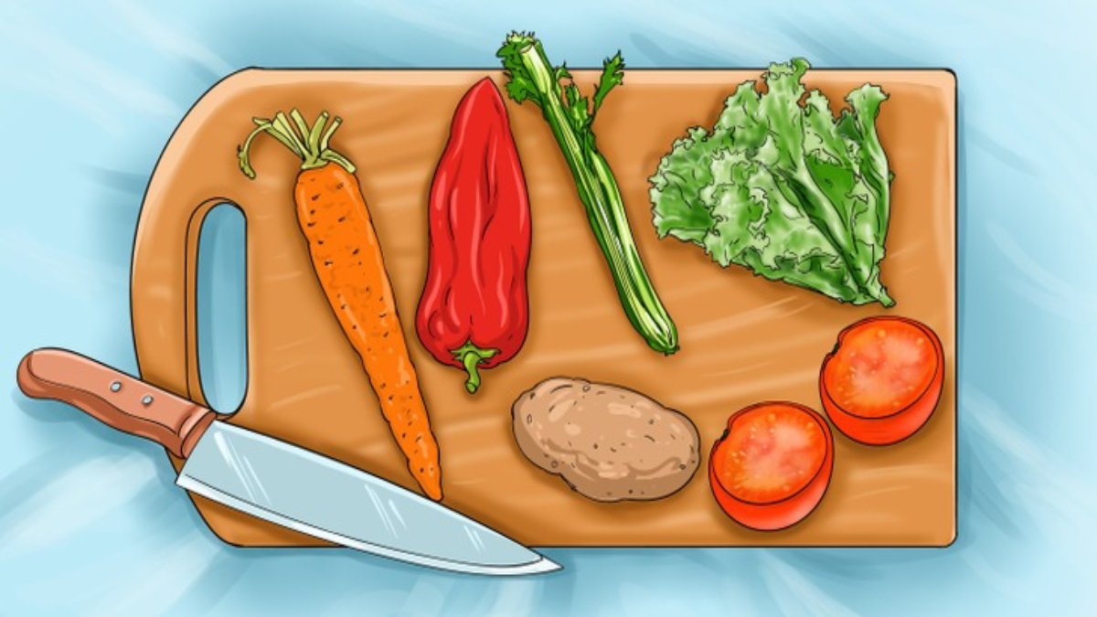 Bu sebze tahtası resmindeki hatayı bulabilir misin? Sadece gerçek zekiler 5 saniyede hatayı bulabiliyor